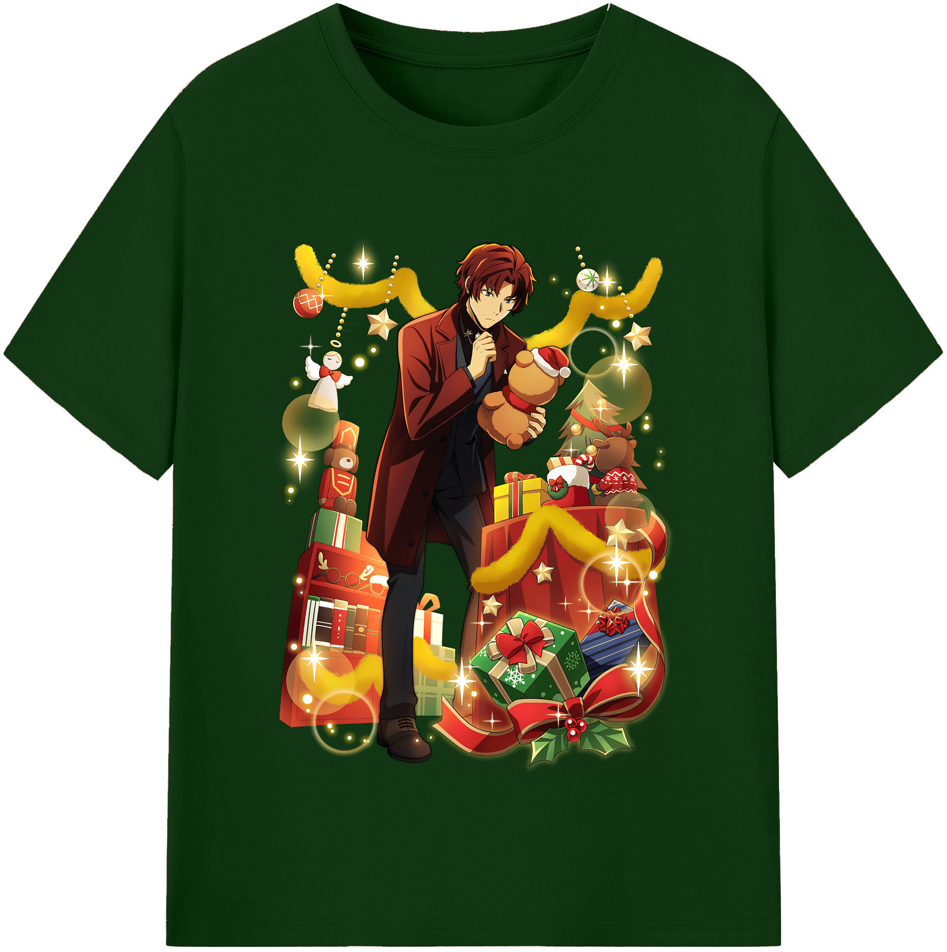 文豪ストレイドッグス Bungo Stray Dogs 綿100％半袖Tシャツ（フロントプリント）